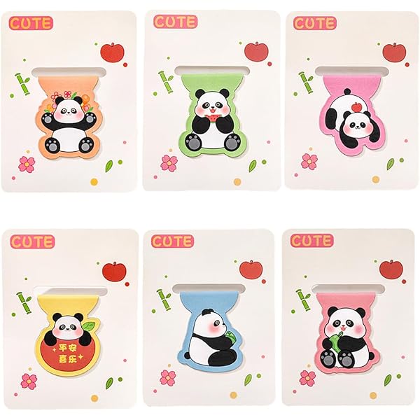 SGERUFZ Magnet-Lesezeichen 18-teilig - Panda Design Für Bücher