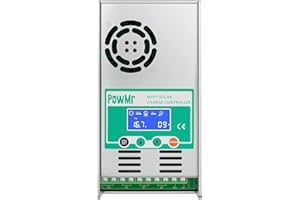 PowMr Regolatore di carica solare MPPT 60A 12V/24V/36V/48V DC Max 150V