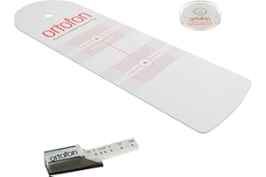 Kit de réglage Phono Ortofon, Outils de réglage Pèse-cellule mécanique, Ortofon Niveau à bulle 1, Gabarti de Reglage