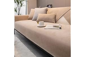 Bettschlange Sofa Cover, Funny Fuzzy Furniture Protector Couch Cover, Chenille Fabric Couch Cushion Covers, Non-Slip L Shape Sofa Slipcovers for Living Room,90 x 180 cm
