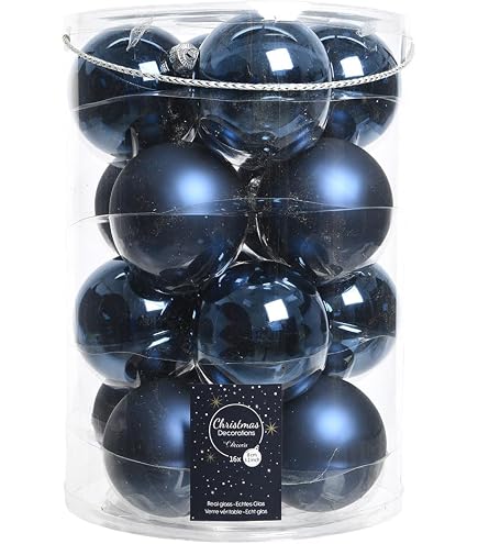 Set di palline natalizie in vetro blu confezione da 12 pezzi | Leroy Merlin Set di palline natalizie in vetro blu confezione da 12 pezzi | Leroy Merlin