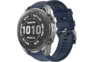ISABAKE Pasek do zegarka kompatybilny z Fenix 7X, Fenix 6X, Fenix 6X Pro, Fenix 5X Plus, Fenix 5X, Fenix 3, Fenix 3 hr, Descent MK, D2 Delta PX, D2 Charlie Watch, QuickFit 26 mm