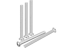 DTGN M4-0.7x50mm Button Head Socket Cap Screws - 20Pack - Good for Road Bicycle, Mountain Bike, Auto, Motorcycle - 304 Stainless Steel Whitewashed - Hex Socket Drive Fasteners