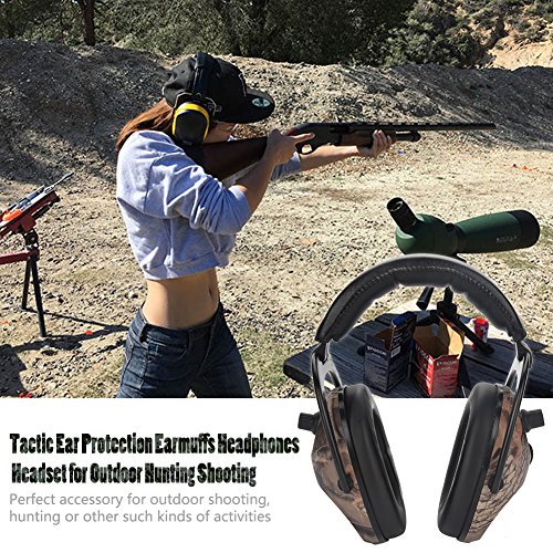 Preisvergleich Produktbild Tbest Jagd Earmuff Taktischer Gehörschutz Ohrenschützer Noise Cancelling Gehörschutz Kopfhörer Kopfhörer für Outdoor Jagd Schießen