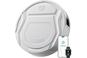 Lefant M210 Pro+ Aspirateur Robot, 4000Pa, 200min, Évitement d'obstacles PSD 190°, WiFi/App/Alexa, Mince Silencieux, Idéal pour Poils d'animaux Sols Durs