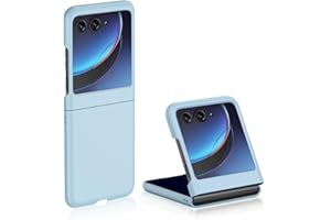 NEWZEROL Phone Case for Motorola Razr 40 Ultra,Protective Cover PC Phone Case Cover [Liquid Silicone] for Moto Razr 40 Ultra Protective Cover - Light Blue