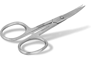 Shehadeh - Nail scissors - Toenail scissors - Curved edge - Left handed - Stainless steel - 9.5 cm