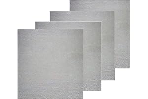 ZEACCT 4 Stücke Mikrowelle Reparatur Ersatzteil Glimmerplatten Mikrowellenofen Glimmerplatte, für Mikrowellen Reparatur Teil Blätter Geeignet Verdickungstyp (13 x13 cm)