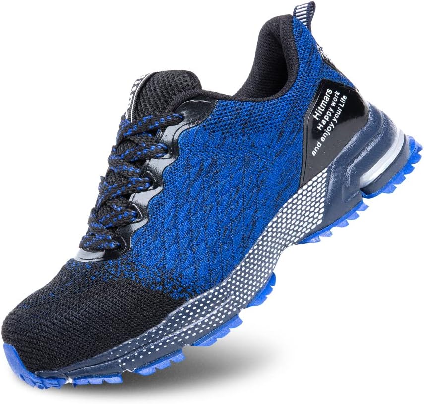 Hitmars Zapatos de Seguridad para Hombre Mujer con Punteras de Acero GR.36-48