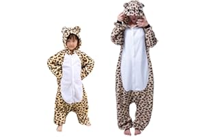 emmarcon Kigurumi Pigiami Animali da Bimbi Bambini Tuta Costume Carnevale Halloween Festa Cosplay Unisex