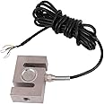 Load Cell, S-type Load Cell Sensor Beam Load Cell Scale Sensor Pressure Weighting Sensor 500kg with Cable