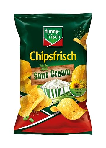 funny-frisch Chipsfrisch Sour Cream Crisps, 150 g