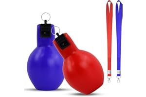 Azonelife 2Pack Handpfeife Sportunterricht, Edelstahl-Sportpfeifen, Pfeife Sport, Trillerpfeife Laut, Notfall Schiedsrichterpfeife Hand Whistle mit Umhängeband für Sportlehrer, Hundetrainer