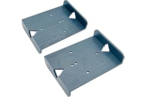 GEFONG Modelli di Marcatura dei Fori per le Piastre di Montaggio Dima di Foratura 26 mm e 35 mm Supporto per la Foratura della Coppa Cerniera per Cucina Bagno Armadio Ante 2 Pezzi