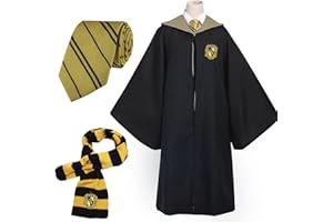Bocguy Harry Potter children's costume, includes cape, tie and scarf, Halloween costume children, carnival costumes children