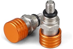 GErnie Motorrad M4x0,7 Gabel-Entlüftungsventile, kompatibel mit 125 250 300 350 450 520 690 950 990 EXC SX XC MXC SMC Adventure