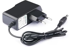KesCom® Netzteil Ladegerät 12V 1A Klinkenhohlstecker 5,5mm x 2,5mm geeignet für viele Geräte von Telekom, AVM, Router, Externe Festplatten …