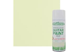 dartfords New Olympic White Nitrocellulose Guitar Paint 400ml Aerosol