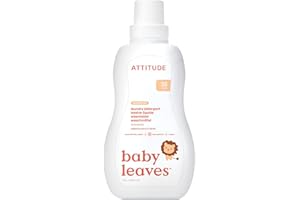 ATTITUDE Baby Laundry Detergent Liquid, EWG Verified, Safe for Baby Clothes, Infant and Newborn, Vegan and Naturally Derived Washing Soap, HE Compatible, Pear Nectar, 35 Loads, 1.05 Litres