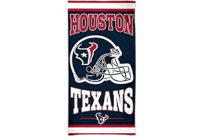 WinCraft NFL Houston Texans Fiber Beach Towel 75 cm x 150 cm