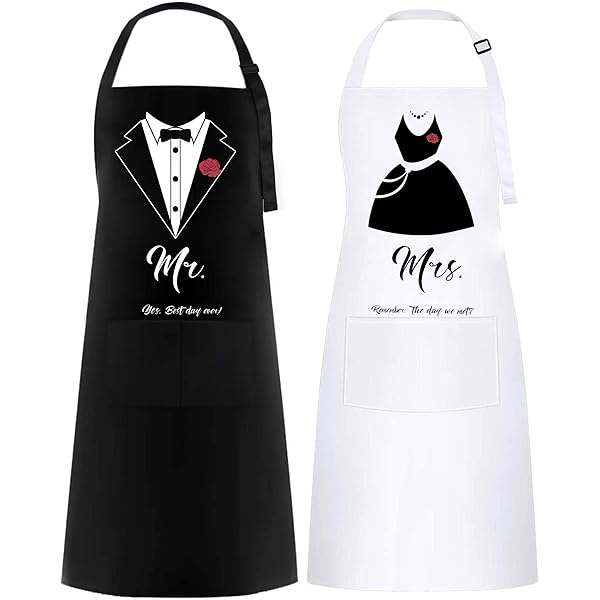 Personalised Wedding Apron Bride Wedding Apron Rustic