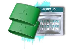 AWOKE® FlexTape Support de protège-tibias de football - Unisexe - Pour homme, femme et enfant