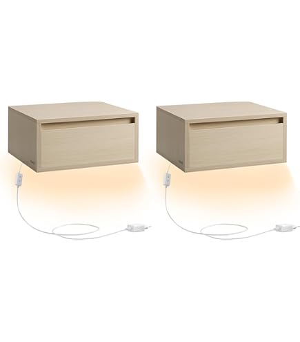 Comodino A Muro ComfortCove - Cassettiera Sospesa Bianca, 35x30x31.6 Cm - Foto 2