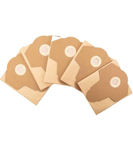 MisterVac 10 Sacchetti Per Aspirapolvere – Compatibili Con Scheppach ASP15-ES, Filtrazione Multistrato
