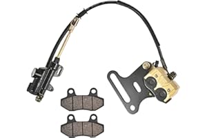 TRKIMAL Gruppo pinza freno a disco posteriore Con pastiglie freno di ricambio Sostituzione per cinese Dirt Pit Bike Baja SSR Apollo Taotao Roketa Sunl SSR 50cc 70cc 90cc 110ccc 125cc 200cc