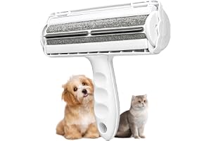 Omnikryp Borste mot djurhår, återanvändbar djurhår, katt, hund, ekologisk, ultraeffektiv, epilator för soffa, katträd, bil, säng, matta