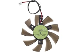 Be In Your Mind 2-Pin Header Bearing Video Card Cooling Fan Compatible with Zotac GTX 1050 1050ti Mini 2-pin Graphics Card Cooling Fan Bearing fan
