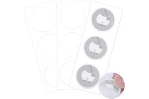 LUSOFIE 50 Stück NFC Tags Sticker Ntag215 NFC Tag Aufkleber 25mm Leere Selbstklebende RFID Tag Chip Sticker Programmierbar 504 Byte Speicher für Alle Nfc-Fähigen Handys Und Geräte