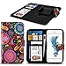 Produktbild Xiaomi Redmi 3 Pro Wallet Brieftasche Federklemme Einstellbarer Flip mit Kartensteckplatz Universal Case Cover ( Jelly Fish 004)