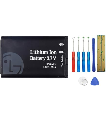 Batterie De Rechange Li-ion 650mAh Pour LG GU280, GW300, Town C300/C320 - Compatible LGIP-430N