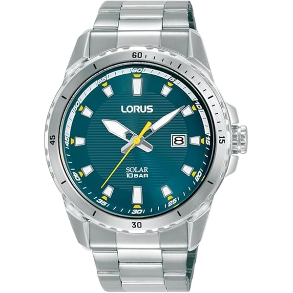 Lorus RRX83GX9 Polshorloge, uniseks, met siliconen armband, Blauw, riem