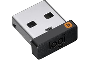 ‎LOGITECH Logitech Odbiornik USB Unifying, technologia bezprzewodowa 2,4 GHz, wtyczka USB Kompatybilny ze wszystkimi urządzeniami Logitech Unifying, takimi jak mysz bezprzewodowa i klawiatura, PC/Mac - Czarny