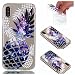 Produktbild iPhone X Hülle, E-Unicorn Handyhülle Apple iPhone X Hülle Transparent mit Muster Ananas Silikon Durchsichtig Tasche Ultra Slim Dünn TPU Bumper Schutzhülle Stoßfest Hochwertigem Zubehör Set Etui Schale Back Case Cover Rückseite