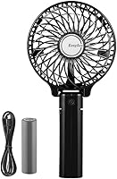 EasyAcc Handheld Electric Fans Mini Portable Outdoor Fan with Rechargeable 2600 mAh Battery Foldable Handle Desktop for...