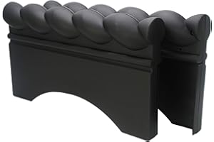 PROOPS Linic Black Colour Full Rope Top Plastic Garden Border/Lawn Edging. UK Made. (X8172) Free UK Postage. (20)