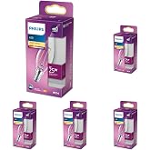 Philips LED classic 25W BA35 E14 WW CL Non-Dimmable Yellow Light Filament Bulb 5 pack