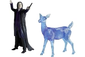 SCHLEICH Harry Potter - Professor Snape and Patronus Deer Figurines - 2PC Harry Potter Set - Wizarding World Collectible Figures for Kids and Adults - Ages 6+ | 42683