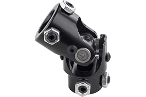 1 Stycke Svart Enkel Styraxel Universal U-led 3/4" DD X 1" 83 Mm (3-1/4") Arbetsvinkel 35° Grader Drivaxelledsaxel