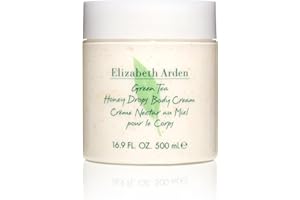 Elizabeth Arden, Green Tea, Crème hydratante corps, Crème pour le corps à base de Nectar au Miel et Thé Vert, Hydrate, Apaise et Adoucit, Senteur Energisante et Stimulante