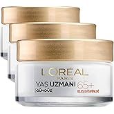 L'OREAL PARIS Yaş Uzmanı 65+ Kırışıklık Karşıtı Besleyici Krem (3 paketi)