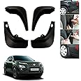 Auto Addict Car Mud Flaps Splash Guards (O.E Type Custom,4 pcs) for Tata Harrier H5X