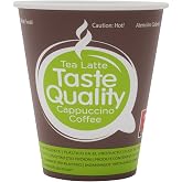CUPTOYOU 100 par&ccedil;a tek kullanımlık karton bardak 6 oz, otomat bardakları 150 ml, Taste Quality k&uuml;&ccedil;&uuml;k kağıt bardaklar, paket &ccedil;