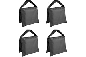 Neewer Wytrzymały worek fotograficzny na piasek studyjny worek na piasek wideo do stojaków oświetleniowych, stojak na wysięgnik, statyw, zestaw 4 szt