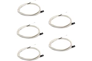 DollaTek 5 pcs NTC 3950 100K Thermistance avec 1 Mètre Câblage et Tête de Pin Femelle pour RepRap 3D Imprimante Extrudeuse Lit Chauffé précâblé ou Hot End