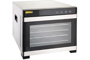 Buffalo Deshidratador acero inoxidable con 6 bandejas