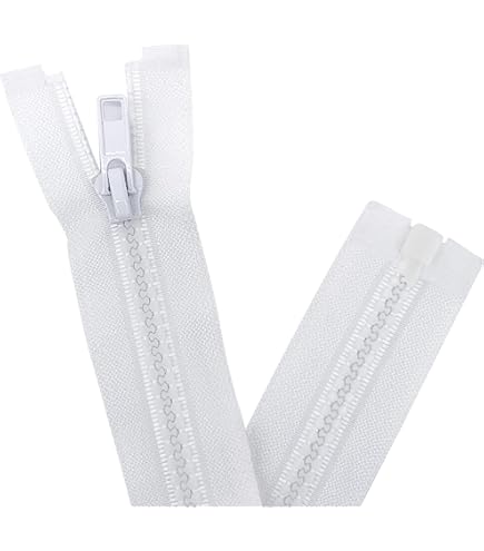 5 Stück #8 Reißverschlüsse 130cm Trennbar - Grün Für Jacken & Mäntel